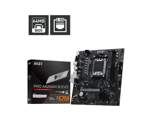 MSI PRO A620M-AB-EVO MOTHERBOARD