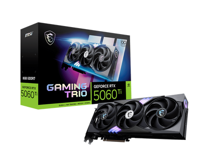 8GB MSI RTX 5060Ti GAMING TRIO OC GPU