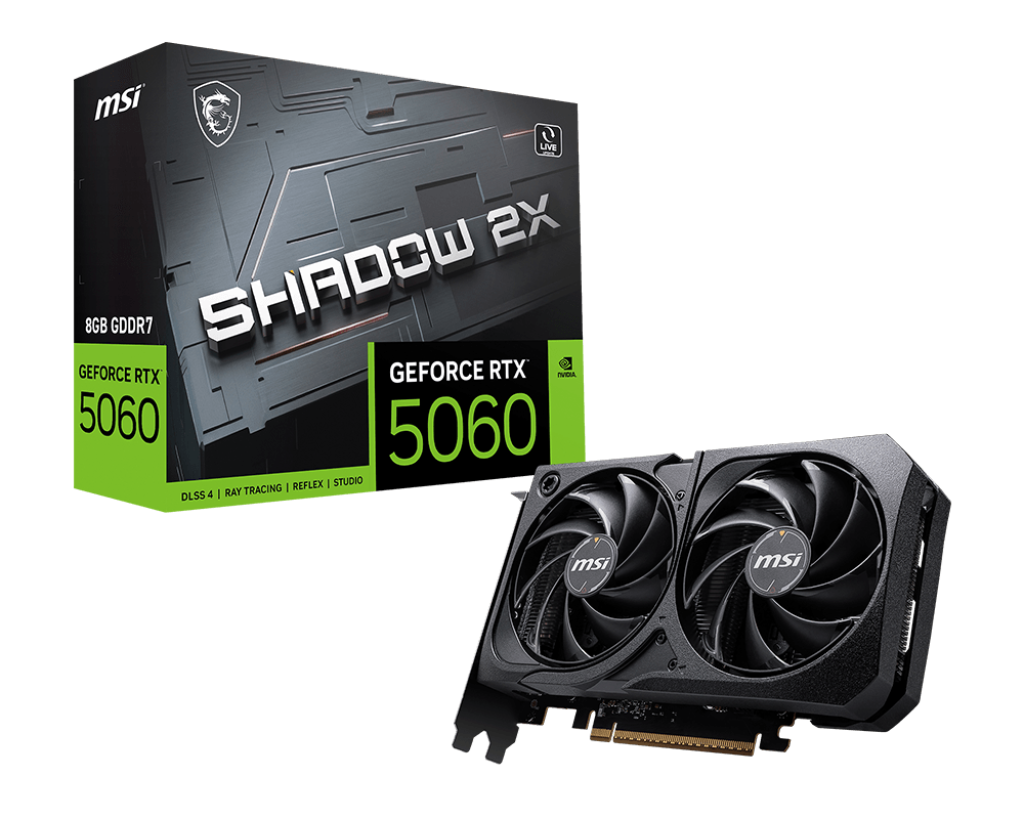 8GB MSI RTX 5060 SHADOW 2X GPU
