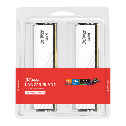 32GB KIT (6000MHz) ADATA XPG LANCER BLADE GAMING MEMORY WHITE/RGB