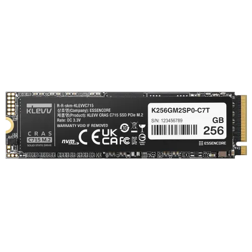 256GB KLEVV CRAS C715 M.2 SSD