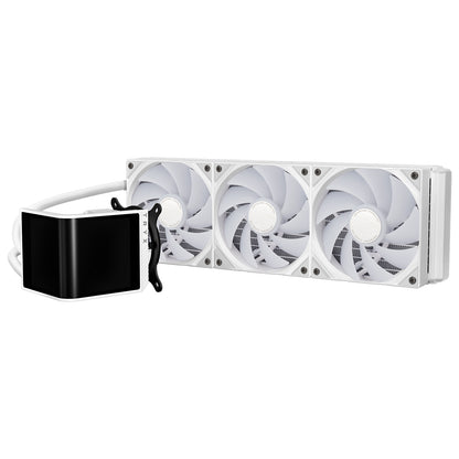 TRYX PANORAMA SE 360 ARGB WHITE L-SHAPED AMOLED SCREEN LIQUID COOLER