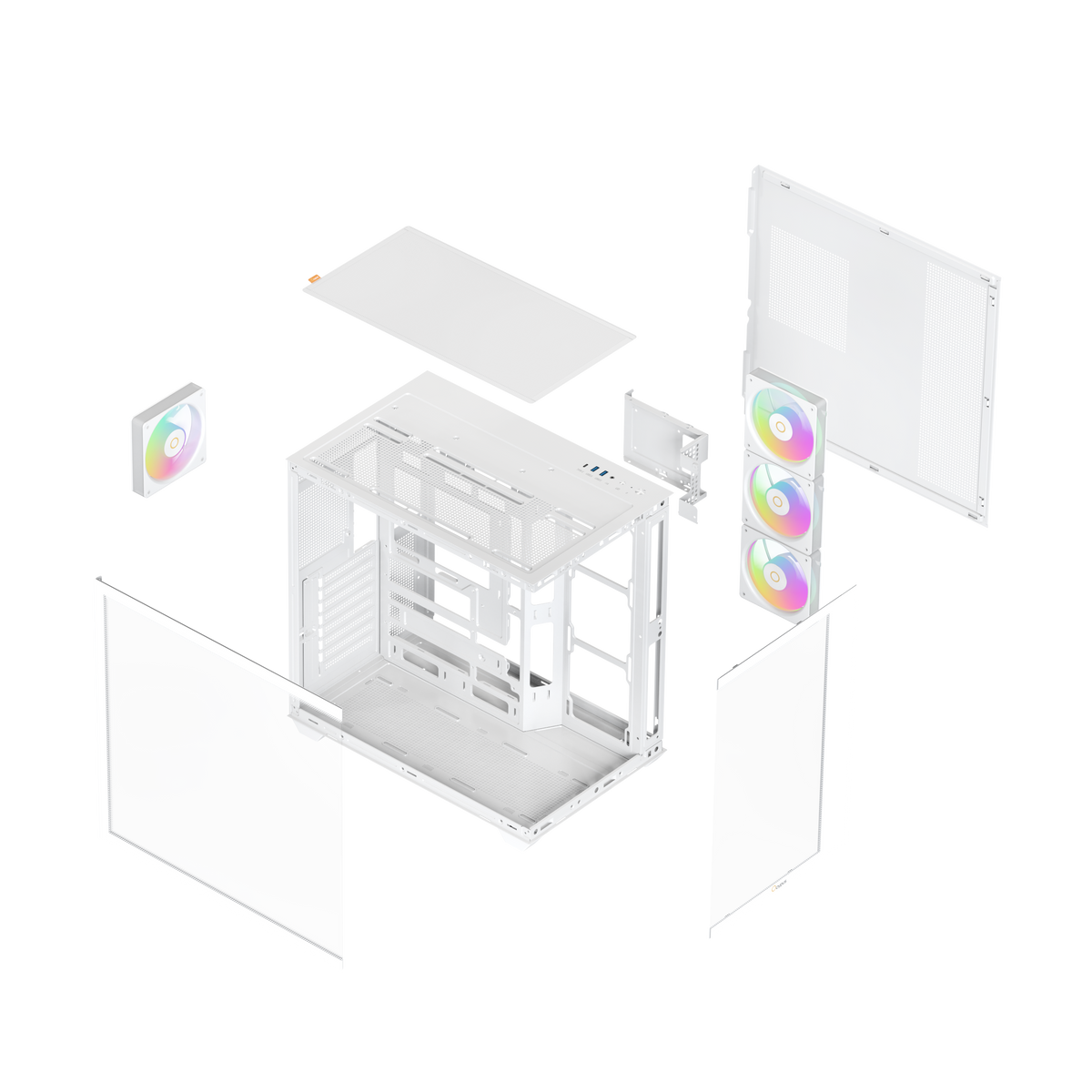 OCYPUS GAMMA C74 WHITE GAMING CASE