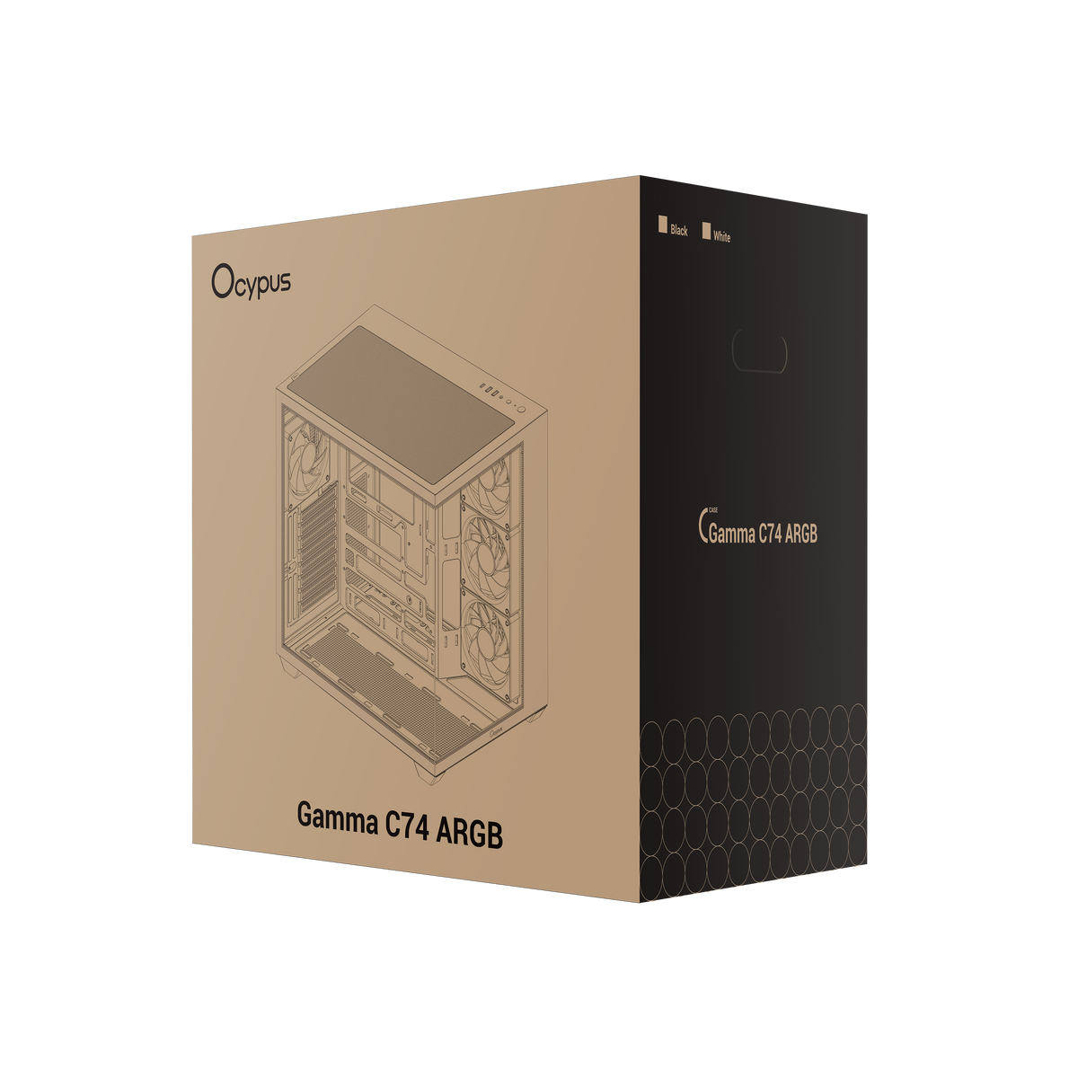 OCYPUS GAMMA C74 WHITE GAMING CASE