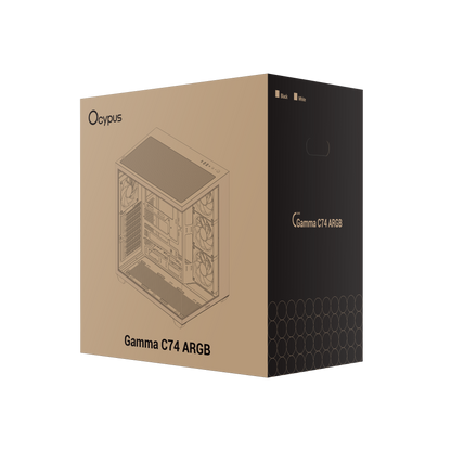 OCYPUS GAMMA C74 WHITE GAMING CASE