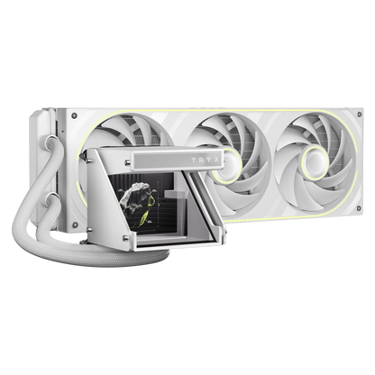 TRYX HOLO ARGB 360MM WHITE AIO LIQUID COOLER