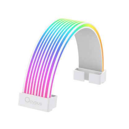 OCYPUS DELTA EK16 WHITE (16-PIN ARGB GPU CABLE COVER)