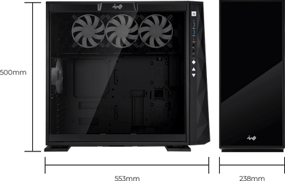 INWIN 309 GAMING EDITION BLACK GAMING CASE