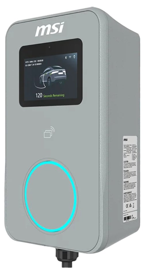 MSI Eco Premium Max (OCPP) 22kW (Grey) EV Charger
