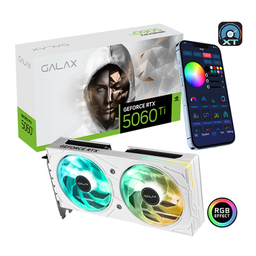 8GB GALAX RTX 5060 Ti  EX WHITE GPU