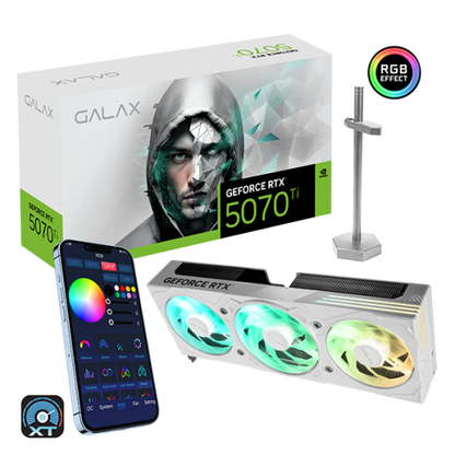 16GB GALAX RTX 5070 Ti EX GAMER 1-CLICK OC WHITE GPU