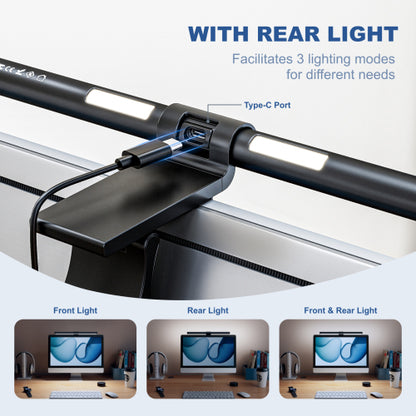 LUMIVIDA Monitor Light Bar with Rear Light and Wireless Remote Control