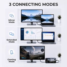 1M LUMIVIDA 8K TYPE-C to DISPLAY PORT CABLE