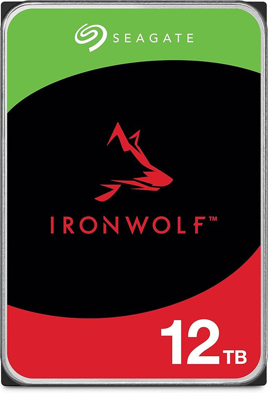 12TB SEAGATE IRONWOLF 3.5" HDD
