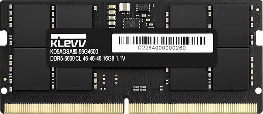 32GB (5600MHz) KLEVV SODIMM MEMORY