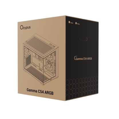 OCYPUS GAMMA C54 BLACK GAMING CASE
