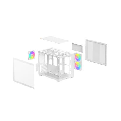 OCYPUS GAMMA C54 WHITE GAMING CASE