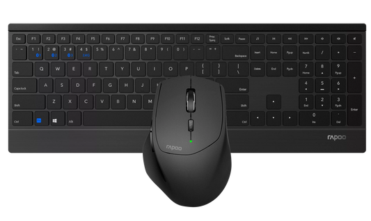 RAPOO 9500M WIRELESS KEYBOARD & MOUSE COMBO PACK