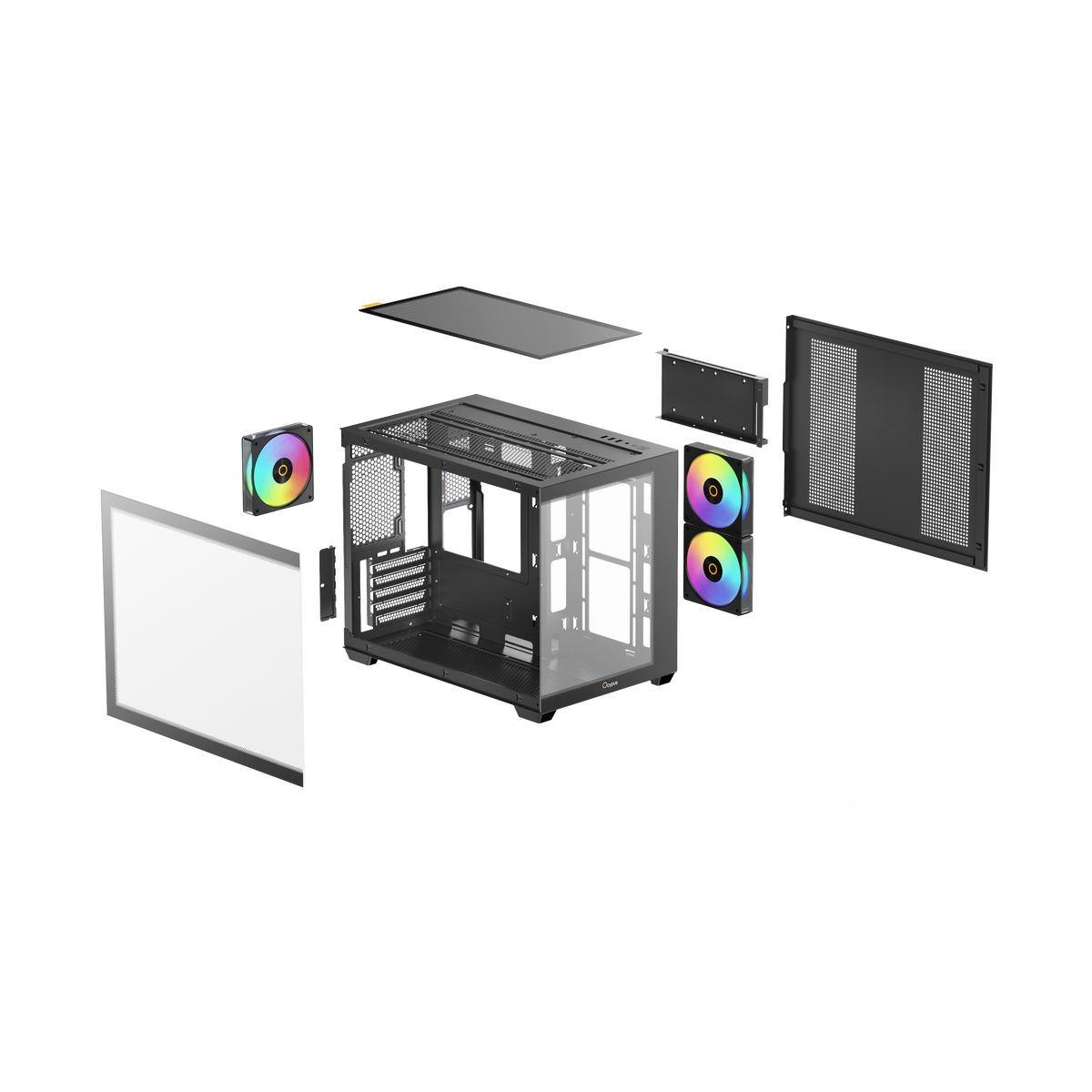 OCYPUS GAMMA C54 BLACK GAMING CASE