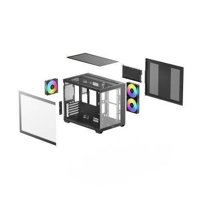 OCYPUS GAMMA C54 BLACK GAMING CASE