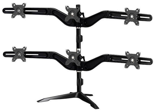 AAVARA DS600 FREESTANDING HEXA MONITOR STAND