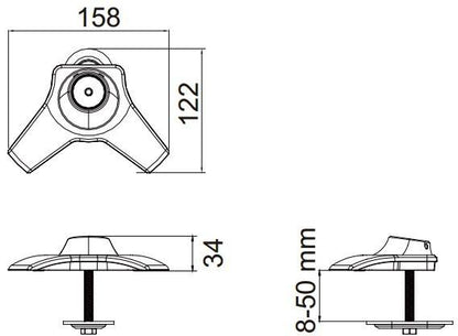 AV-TI001 GROMMET MOUNT FOR DS SERIES