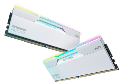 64GB KIT (6400MHz) KLEVV CRAS V GAMING MEMORY WHITE/RGB