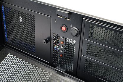 NWIN R400N 4U RACK SERVER CHASSIS/RED 500W PSUs