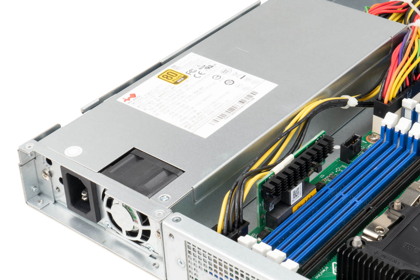 INWIN RS104 1RU RACK SERVER CHASSIS/500W PSUs/4x3.5" HOT SWAP Mini SAS HD