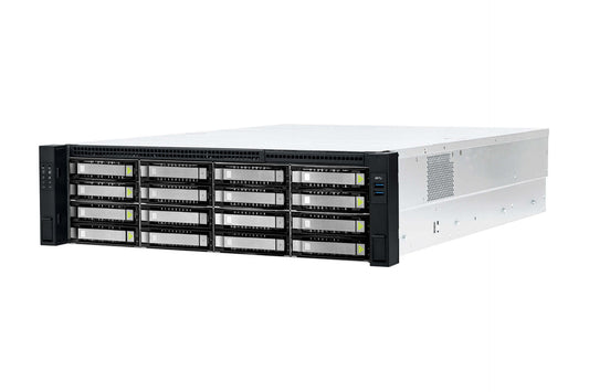 INWIN RS316 3RU RACK SERVER CHASSIS/800W RED PSUs/16x 3.5" HOT SWAP Mini SAS HD
