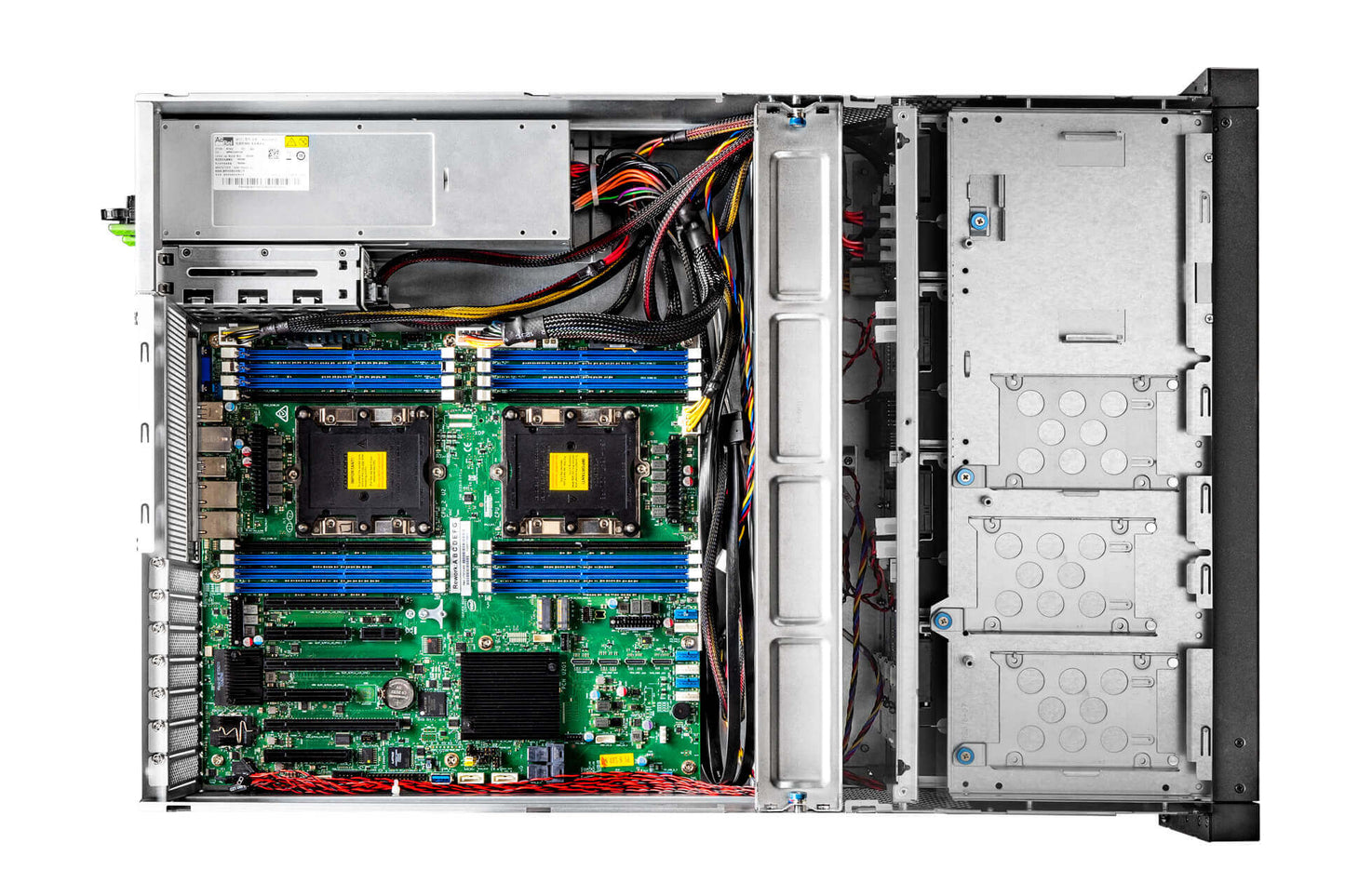 INWIN RS316 3RU RACK SERVER CHASSIS/800W RED PSUs/16x 3.5" HOT SWAP Mini SAS HD