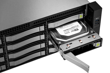 INWIN RS316 3RU RACK SERVER CHASSIS/800W RED PSUs/16x 3.5" HOT SWAP Mini SAS HD