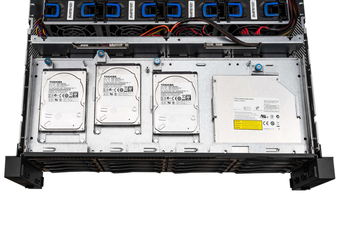 INWIN RS316 3RU RACK SERVER CHASSIS/800W RED PSUs/16x 3.5" HOT SWAP Mini SAS HD