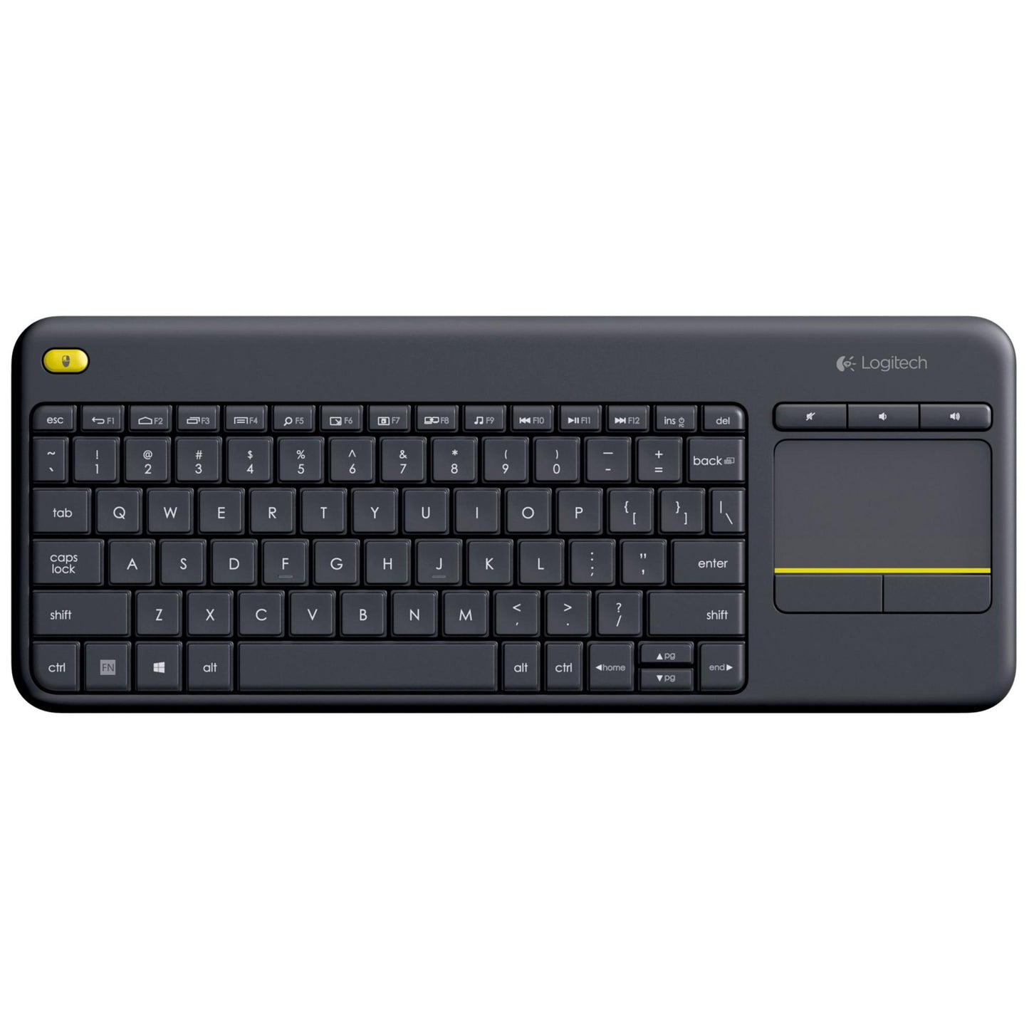 LOGITECH K400 PLUS WIRELESS TOUCH KEYBOARD
