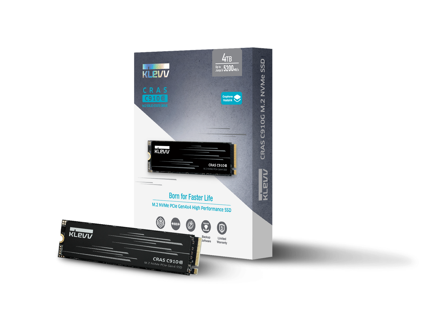 4TB KLEVV CRAS C910G M.2 SSD