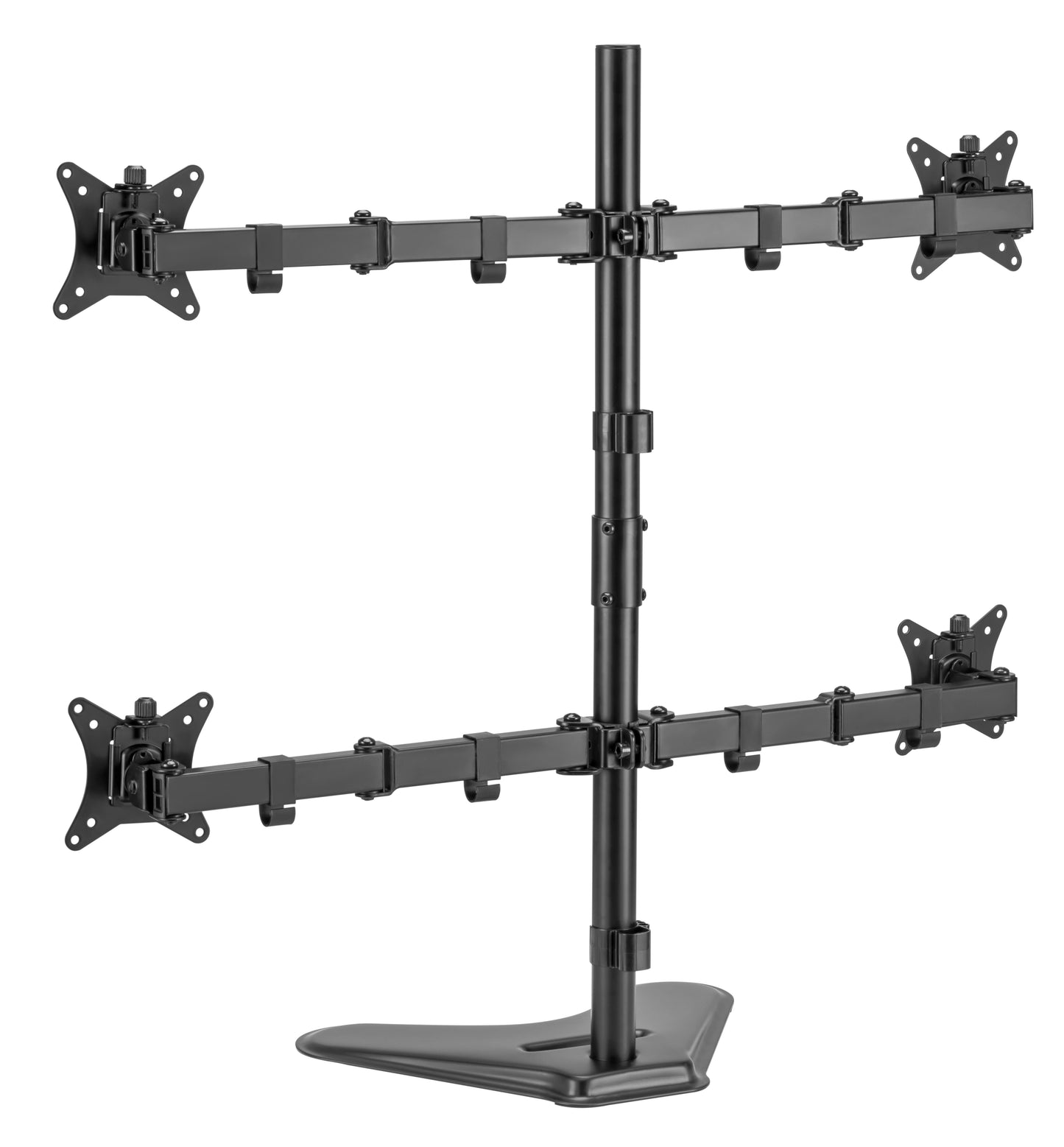 INFINITY INF761-T04 FREESTANDING QUAD MONITOR STAND