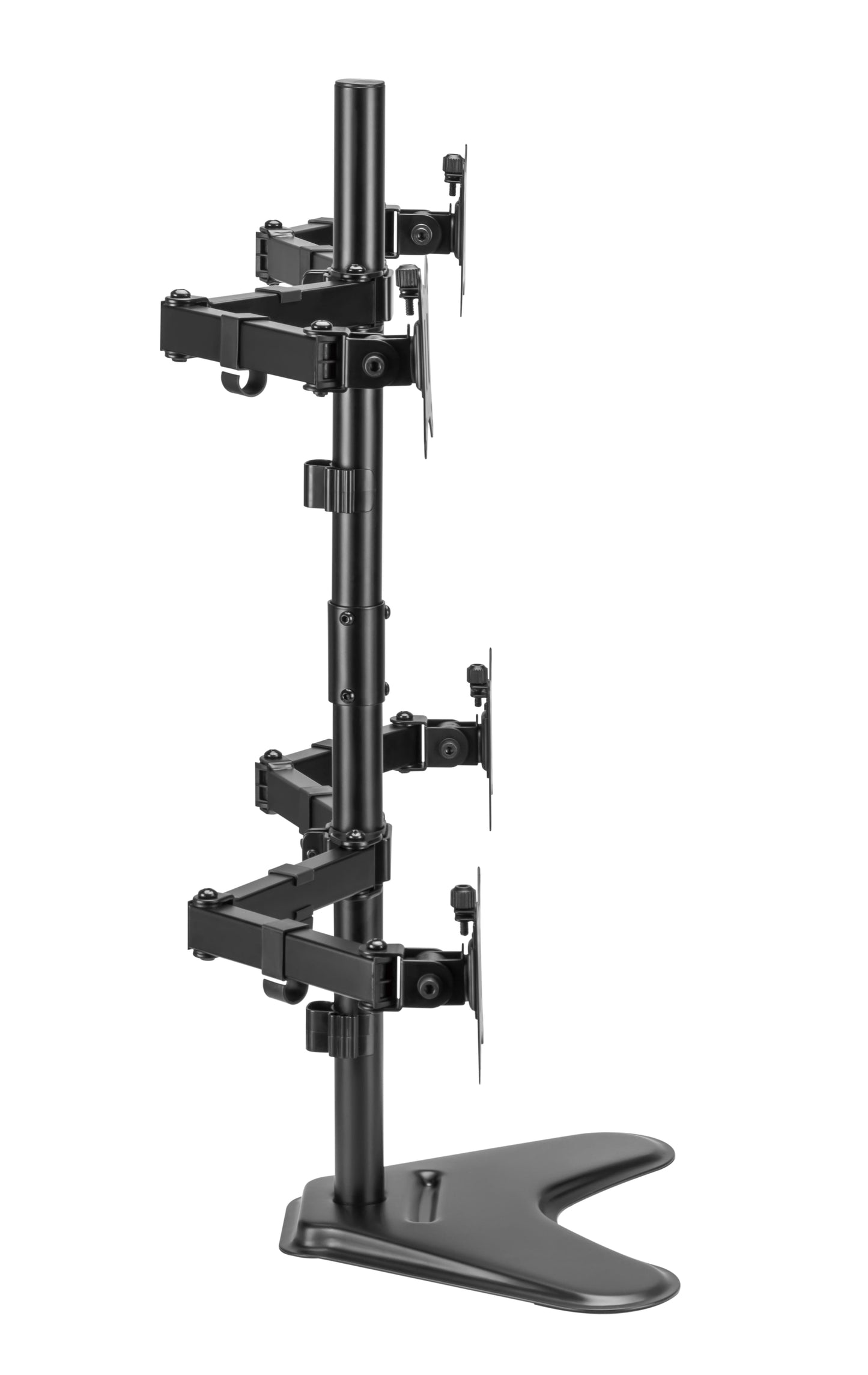 INFINITY INF761-T04 FREESTANDING QUAD MONITOR STAND