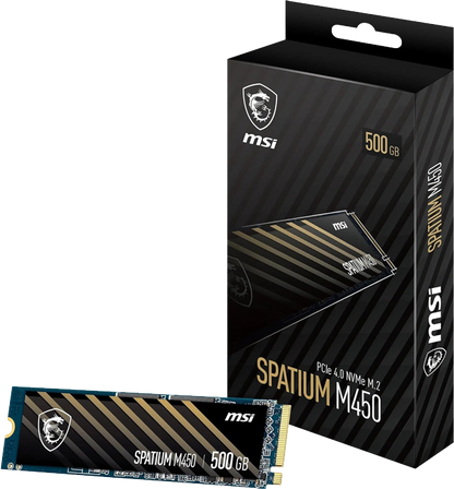 500GB MSI SPATIUM M450 M.2 SSD