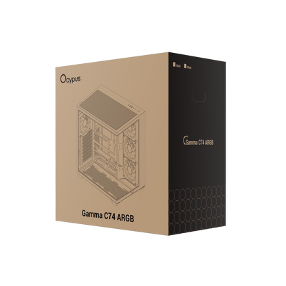 OCYPUS GAMMA C74 BLACK GAMING CASE