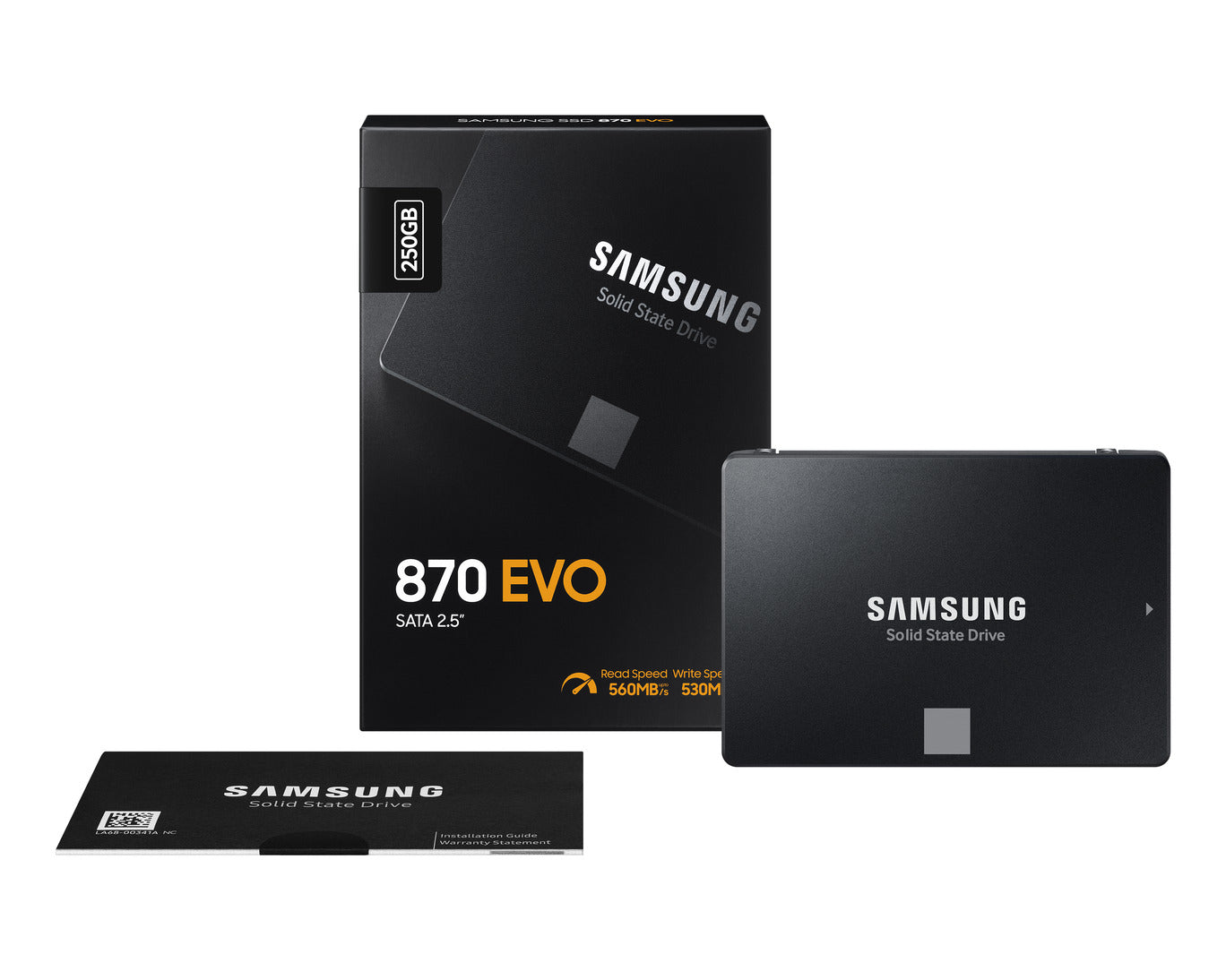 250GB SAMSUNG 870 EVO 2.5" SSD