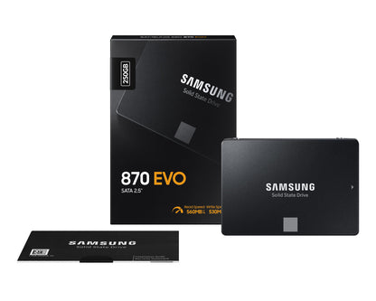 250GB SAMSUNG 870 EVO 2.5" SSD