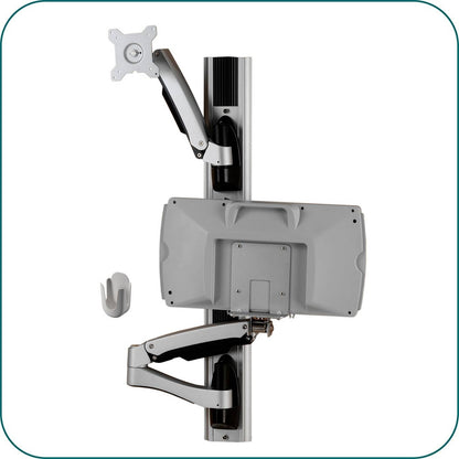 AAVARA W8812 SINGLE MONITOR & WORKSTATION COLUMN MOUNTING SOLUTION