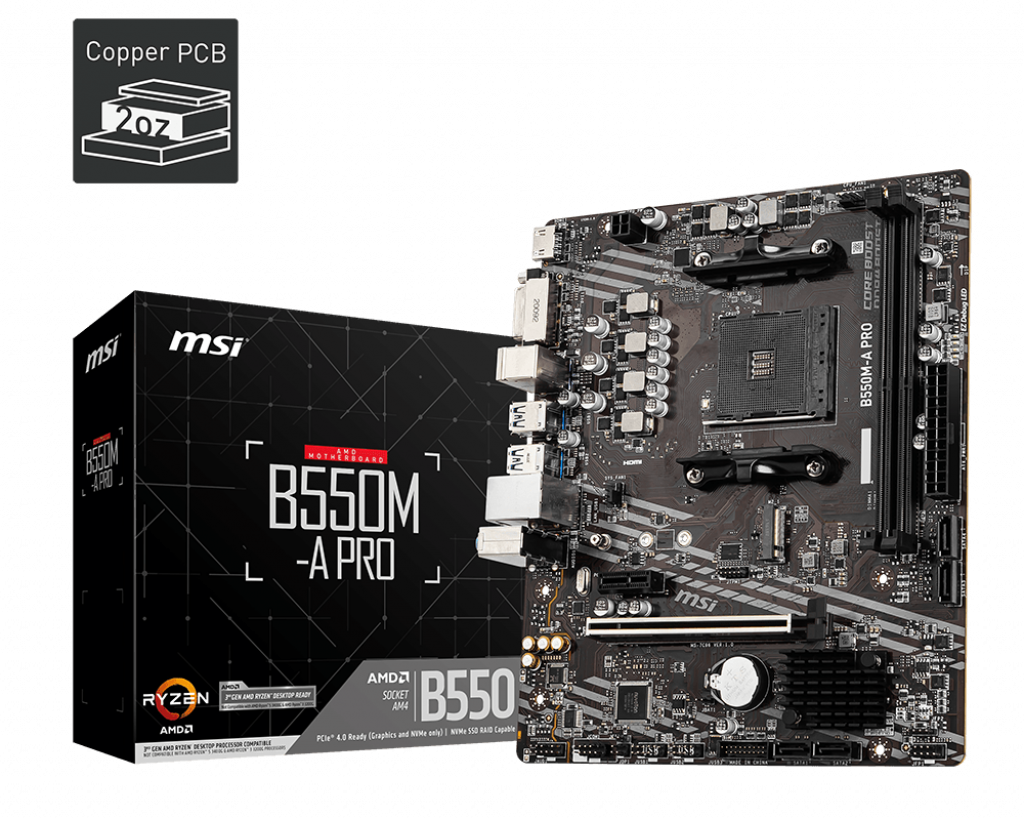 MSI B550M-A PRO MOTHERBOARD