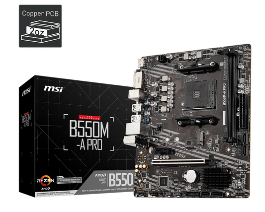 MSI B550M-A PRO MOTHERBOARD