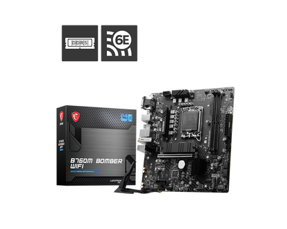 MSI B760M BOMBER WIFI MOTHERBOARD