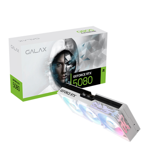 16GB GALAX RTX 5080 1-CLICK OC WHITE GPU