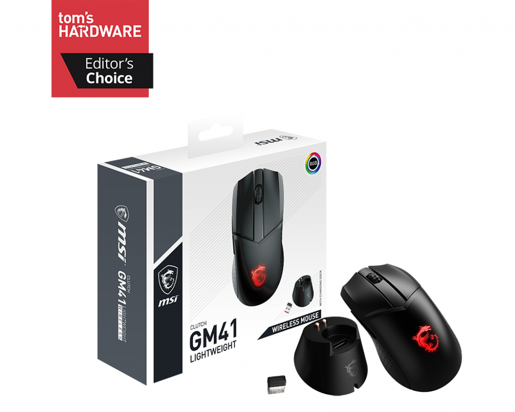 MSI CLUTCH GM41 WIRELESS GAMING MOUSE