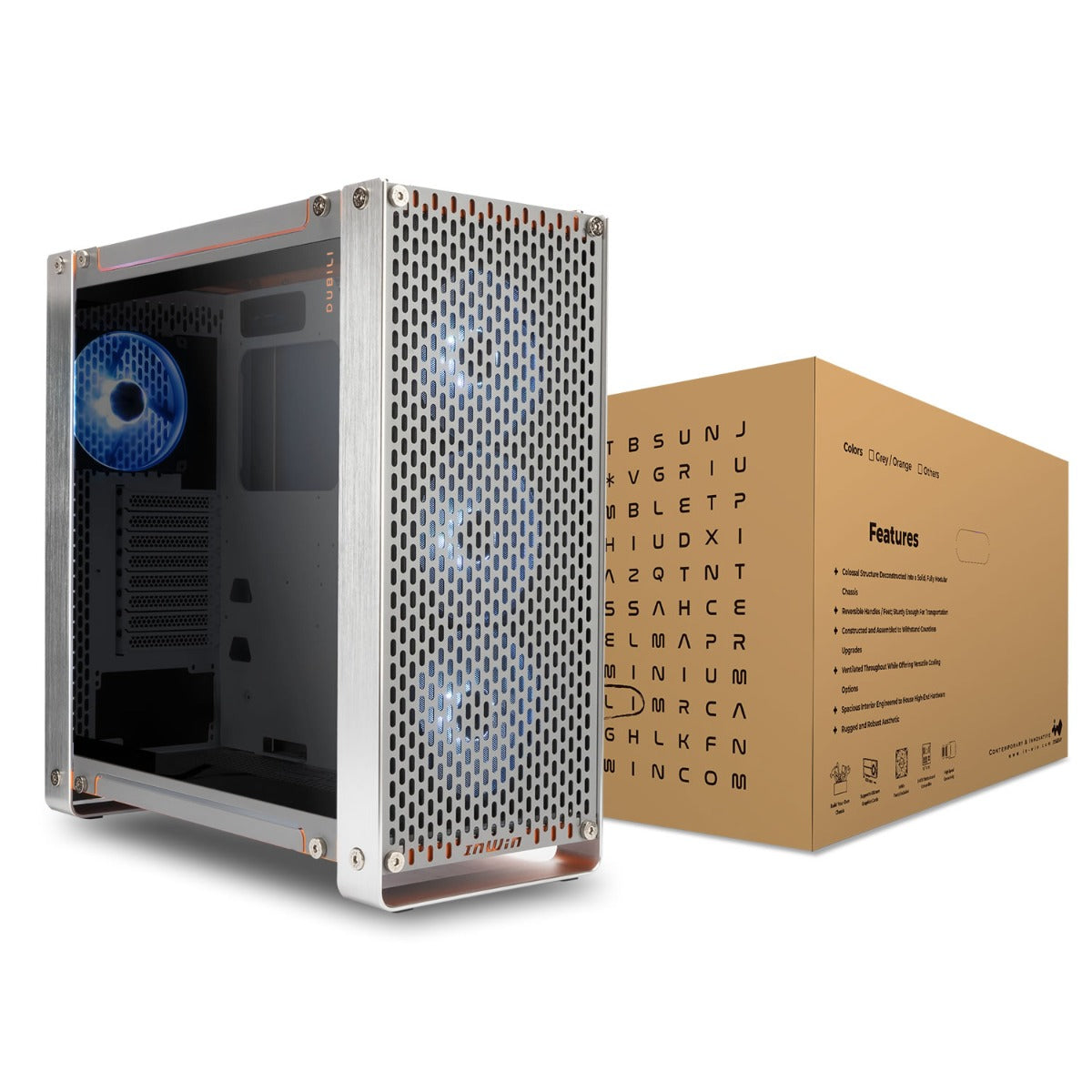 INWIN DUBILI CHAMPAGNE GOLD ALUMINIUM CASE