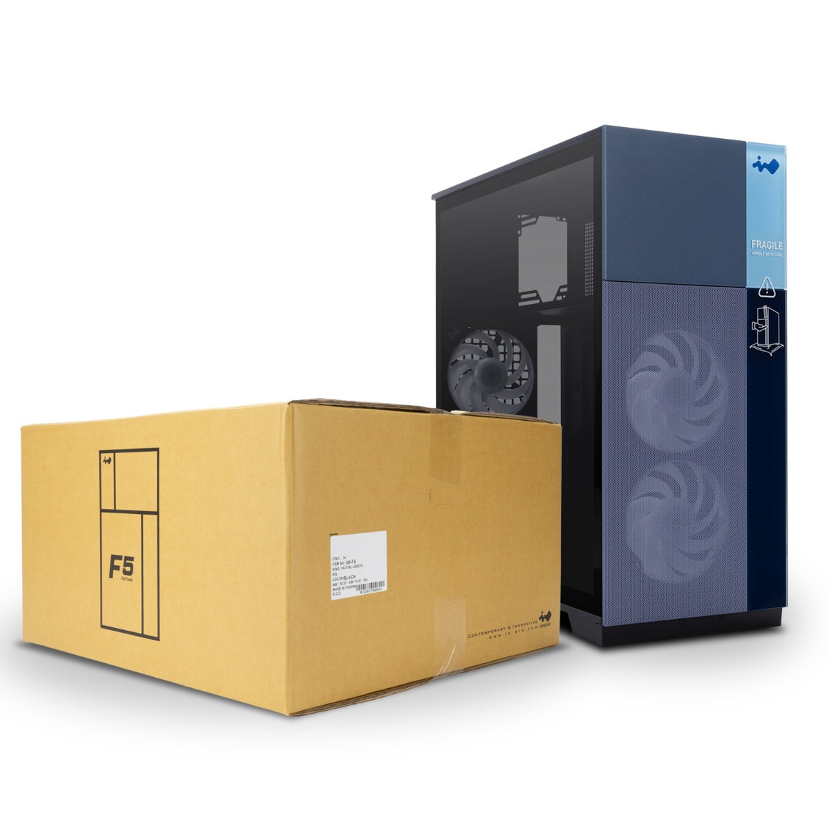 INWIN F5 BLACK GAMING CASE