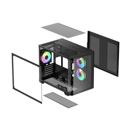OCYPUS IOTA C50 BLACK GAMING CASE